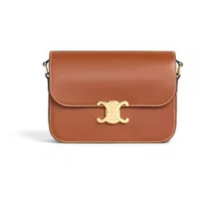 CELINE CLASSIQUE TRIOMPHE BAG in shiny calfskin