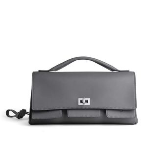 Balenciaga Women's Bel Air Clutch On Strap Small(HIGH-END GRADE)