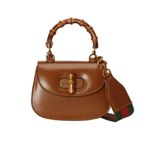 Gucci Bamboo 1947 Small Top Handle Bag Brown 21Cm 675797 10ODT 2579
