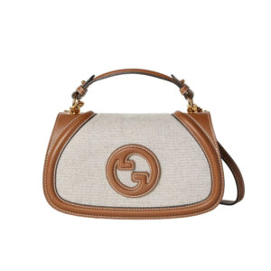 Gucci Blondie Mini Shoulder Bag Natural And Tan 22Cm 815700 HAAKF 2545