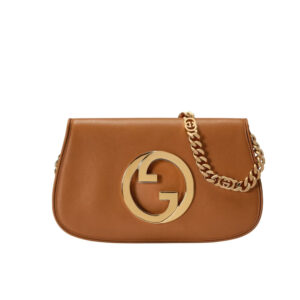 Gucci Blondie Shoulder Bag Brown 28Cm 699268 UXX0G 2535