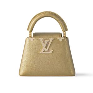 Louis Vuitton Capucines Bag Gold 21Cm M24583