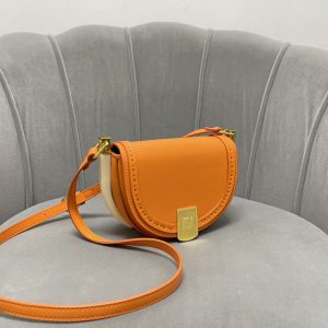 Fendi Moonlight Clementine Orange  Satchel Crossbody Bag