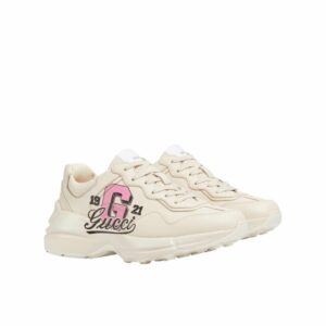 Gucci Women’S Rhyton Trainer Ivory 817482 UPG00 9522