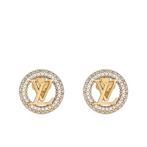 Louis Vuitton Louise By Night Earrings Gold M00757