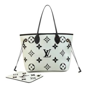 Louis Vuitton Neverfull MM Begie And Black 31Cm M46039