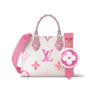 Louis Vuitton Onthego PM Bag Pink 25Cm M22976