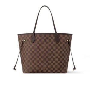 Louis Vuitton Neverfull MM Damier Ebene Cerise Red And Brown 32Cm N40599