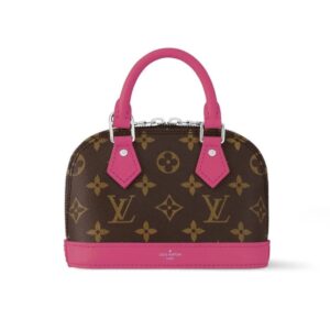 Louis Vuitton Mini Alma Monogram Canvas Mix With Pink 18Cm M83206
