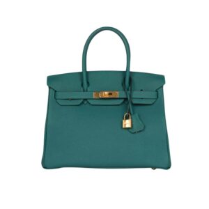 Hermes Birkin 25 Bag Togo Malachite 25Cm