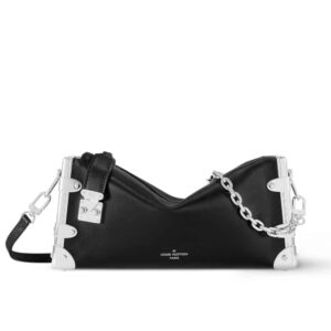 Louis Vuitton Slim Trunk Bag Black 23Cm M25445