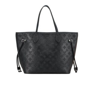 Louis Vuitton Neverfull MM Monogram Empreinte Leather Black 31Cm