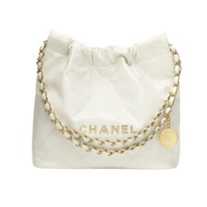Chanel 22 Small Handbag White 37Cm AS3260 B09859 10601