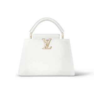 Louis Vuitton Capucines BB Snow White 27Cm M55832