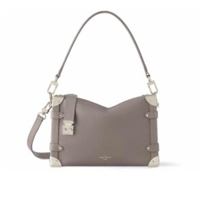 Louis Vuitton Side Trunk MM Taupe Grey 23Cm M25072
