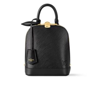 Louis Vuitton Alma Backpack Epi Leather Black 20Cm M25103