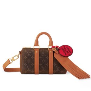 Louis Vuitton Keepall Bandoulière 25 Monogram Dust Coated Canvas Brown 25Cm M11542