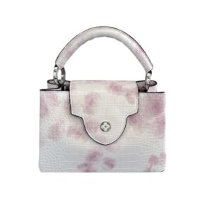 Louis Vuitton Capucines BB Bag Pink And White 27Cm