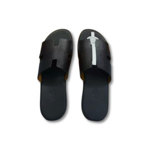 Hermes Izmir Sandal Black For Men H041141ZH01425