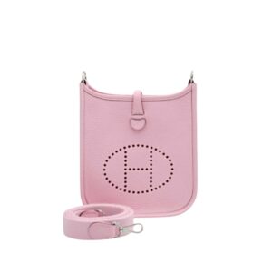 Hermes Mini Evelyne Bag Mauve Sylvestre 17cm