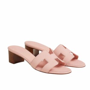 Hermes Oasis Sandals Rose Pale H151215Z VR360