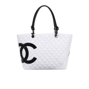 Chanel Large Cambon Tote Bag Black White 41Cm