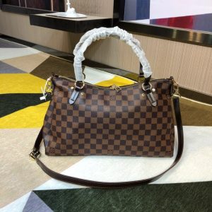 Louis Vuitton Damier Limington Brown N40023 Women's Canvas Handbag
