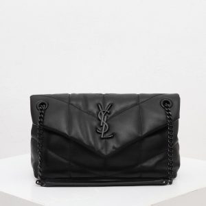 Saint Laurent Medium Loulou Puffer Quilted Chain Bag