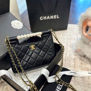 Chanel New Pearl Clutch Bag