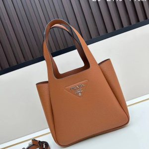 Prada Brown Vitello Daino Bag