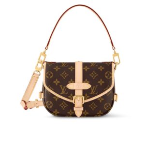 Louis Vuitton Saumur BB Monogram Brown 20Cm M46740