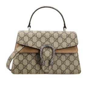 Gucci Damen Dionysus GG Canvas Top Handle Bag Brown 24Cm