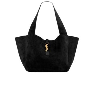 Saint Laurent Le 5 À 7 Bea In Suede Black 55Cm