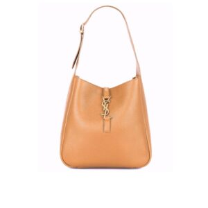 Saint Laurent 5 À 7 Soft Small Hobo Bag In Smooth Beige 27Cm