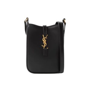 Saint Laurent Le 5 A 7 Mini Vertical Bag Black 18Cm