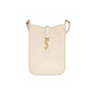 Saint Laurent Le 5 A 7 Mini Vertical Bag Cream 18Cm